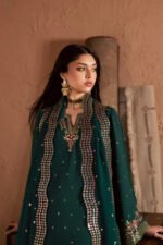 Batik - 3pcs Lawn Embroidered With Chiffon Emb Dupatta - 3340 - Image 2