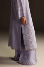 Zara shahjahan - 3pcs Lawn Embroidered With Chiffon Emb Dupatta - 3277 - Image 4