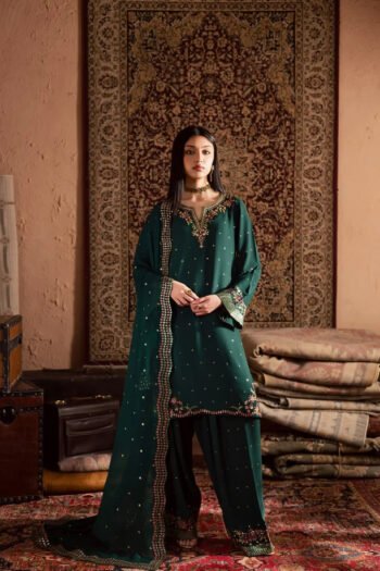 Batik - 3Pcs Lawn Embroidered - 3340