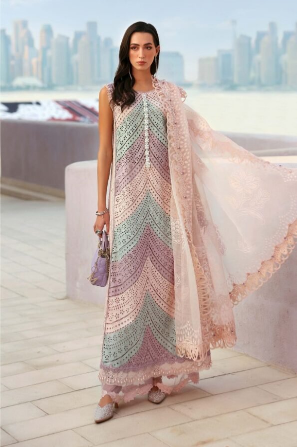 Premium Chicken Kari Eid Collection With Ready To Wear Dupatta - 919