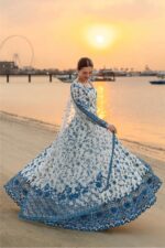 Faiza Saqlain - 3pcs Lawn Emb With Emb Chiffon Dupatta - 3412 - Image 3