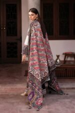 Jazmin - 3pcs Chicken Kari Lawn Emb With Chiffon Printed Dupatta - 810 - Image 6