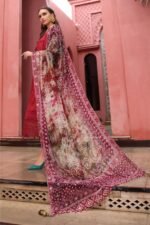 Nureh- 3pcs Chicken Kari Lawn Emb With Printed Diamond Dupatta - 0504 - Image 6