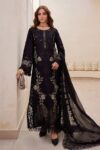 Maria B - 3pcs Lawn Emb With Ready To Wear Chiffon Emb Dupatta - 7305