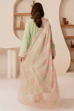 Fiona - 3pcs Lawn Embroidered With Diamond Printed Dupatta - 867 - Image 4