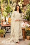 Elaf - 3pcs Chicken Kari Lawn Emb With Ready To Wear Chiffon Dupatta - 51229
