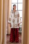 Ethnic - 2pcs Lawn  Emb With Emb Trouser - 821