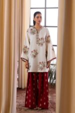 Ethnic - 2pcs Lawn  Emb With Emb Trouser - 821
