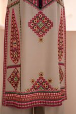 Mishaal - 3pcs Lawn Embroidered With Chiffon Emb Dupatta - 2505 - Image 5