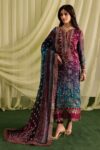 Iznik - 3pcs Lawn Emb With Ready To Wear Chiffon Dupatta - 825
