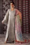Nureh - 3pcs Chicken Kari Lawn Emb With Diamond Printed Dupatta - 962
