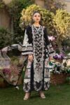 Elaf - 3pcs Lawn Embroidered With Diamond Printed Dupatta - 51226