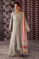 Nureh - 3pcs Chicken Kari Lawn Emb With Diamond Printed Dupatta - 962 - Image 2