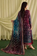 Iznik - 3pcs Lawn Emb With Ready To Wear Chiffon Dupatta - 825 - Image 5