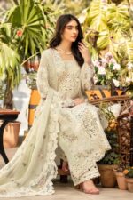 Elaf - 3pcs Chicken Kari Lawn Emb With Ready To Wear Chiffon Dupatta - 51229 - Image 3