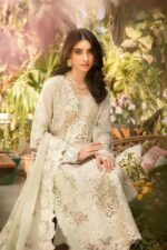 Elaf - 3pcs Chicken Kari Lawn Emb With Ready To Wear Chiffon Dupatta - 51229 - Image 5