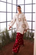 Ethnic - 2pcs Lawn  Emb With Emb Trouser - 821 - Image 2