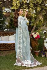 Elaf - 3pcs Chicken Kari Lawn Emb With Ready To Wear Chiffon Dupatta - 51233 - Image 2