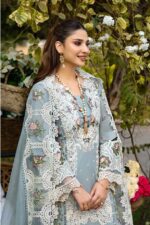 Elaf - 3pcs Chicken Kari Lawn Emb With Ready To Wear Chiffon Dupatta - 51233 - Image 4
