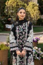 Elaf - 3pcs Lawn Embroidered With Diamond Printed Dupatta - 51226 - Image 5