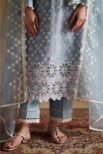Cross Stitch - 3pcs Lawn Embroidered With Chiffon Emb Dupatta - 3466 - Image 6