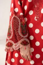 Maria B – 3pcs Lawn Printed With Ready To Wear Chiffon Dupatta – 646/R - Image 3
