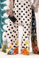 Maria B – 3pcs Lawn Printed With Ready To Wear Chiffon Dupatta – 646/W - Image 5