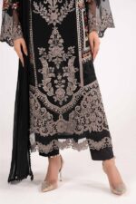 Maria B - 3pcs Chicken Kari Lawn Emb With Ready To Wear Chiffon Dupatta - 399 - Image 5