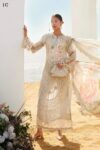 Maria B - 3pcs Chicken Kari Lawn Emb With Diamond Dupatta - 398