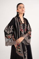 Maria B - 3pcs Chicken Kari Lawn Emb With Ready To Wear Chiffon Dupatta - 399 - Image 8