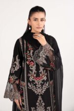 Maria B - 3pcs Chicken Kari Lawn Emb With Ready To Wear Chiffon Dupatta - 399 - Image 3