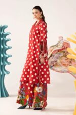 Maria B – 3pcs Lawn Printed With Ready To Wear Chiffon Dupatta – 646/R - Image 5