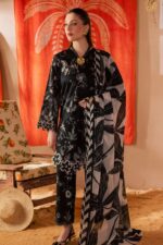 Nureh - 3pcs Lawn Printed With Ready To Wear Chiffon Dupatta - 645 - Image 4