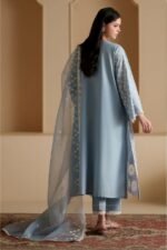 Cross Stitch - 3pcs Lawn Embroidered With Chiffon Emb Dupatta - 3466 - Image 4