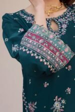 Batik - 3pcs Lawn Emb With Ready To Wear Chiffon  Emb Dupatta - 3321 - Image 6