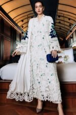 Maria B - 3pcs Chicken Kari Lawn Emb With Chiffon Emb Dupatta - 985