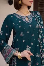 Batik - 3pcs Lawn Emb With Ready To Wear Chiffon  Emb Dupatta - 3321 - Image 4