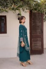 Batik - 3pcs Lawn Emb With Ready To Wear Chiffon  Emb Dupatta - 3321 - Image 7