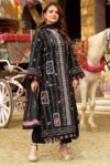 Aneela's - 3pcs Dhanak Embroidered With Dhanak Emb Shawl - 5122