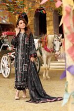 Aneela's - 3pcs Dhanak Embroidered With Dhanak Emb Shawl - 5122 - Image 2